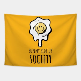 Sunny Side Up Society Runny Smiling Egg Tapestry