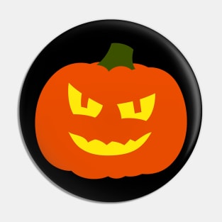 Halloween Funny Rough Scary Pumpkin Face Pin