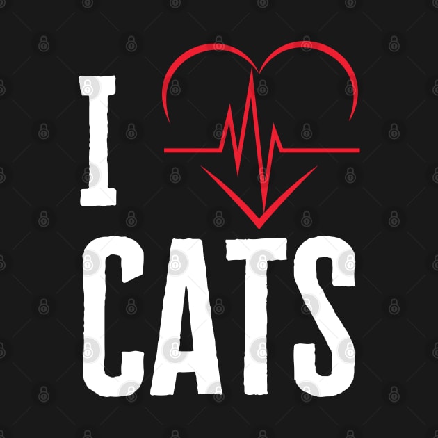 I Heart Cats by HobbyAndArt