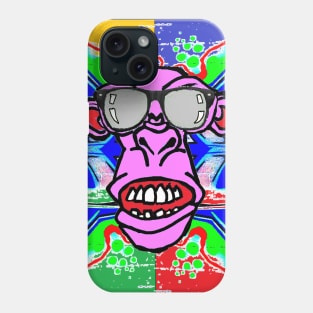 Punk,Gorilla,Graffiti,Rebel Phone Case