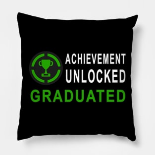 Achievement Unlocked - Graduated Pillow