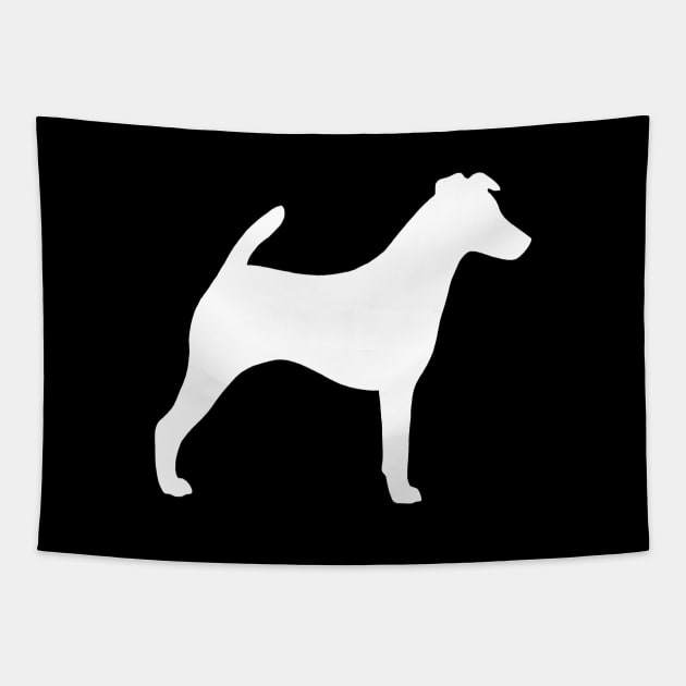 Smooth Fox Terrier Silhouette Tapestry by Coffee Squirrel