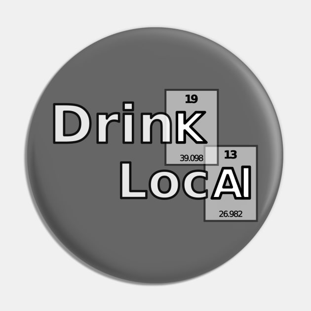 Drink Local Periodic Table Pin by PerzellBrewing