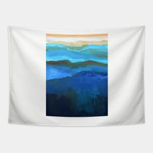 Abstract Mountain Range by Robert Phelps Tapestry