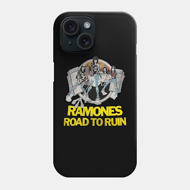 Vintage Tour Road To Ruin Phone Case by Xela Wilma