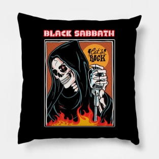 Let's Rock with Black Sabbath Pillow