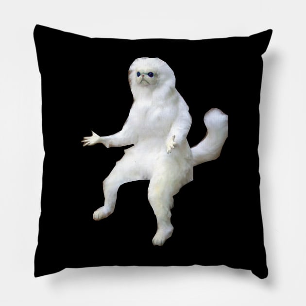 Persian Cat Room Guardian Pillow by LaroyaloTees