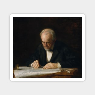 The Writing Master by Thomas Eakins Magnet