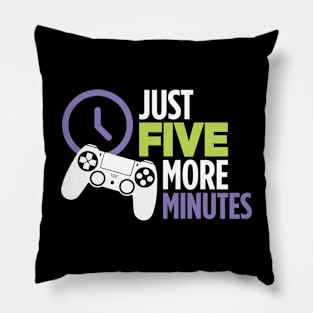 Just Five More Minutes Pillow