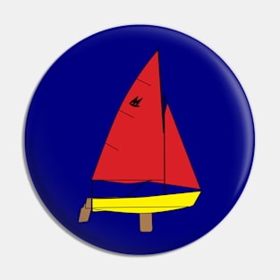 Mirror Dinghy Sailboat Pin