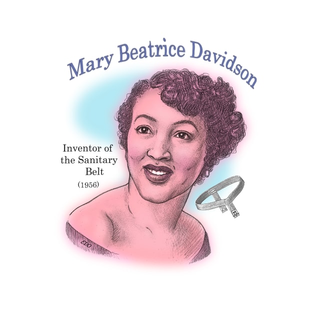 Mary Beatrice Davidson, Inventor of the Sanitary Belt by eedeeo