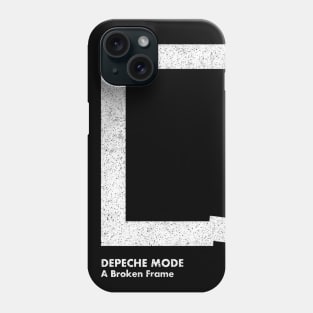 A Broken Frame / Minimal Graphic Design Tribute Phone Case