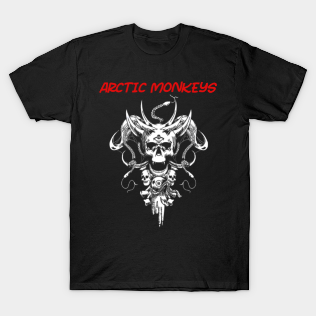 Discover Scary Skull Arctic Monkeys - RockT-Shirt