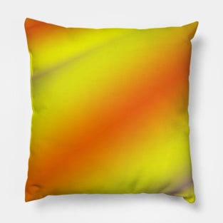 yellow orange gradient Pillow