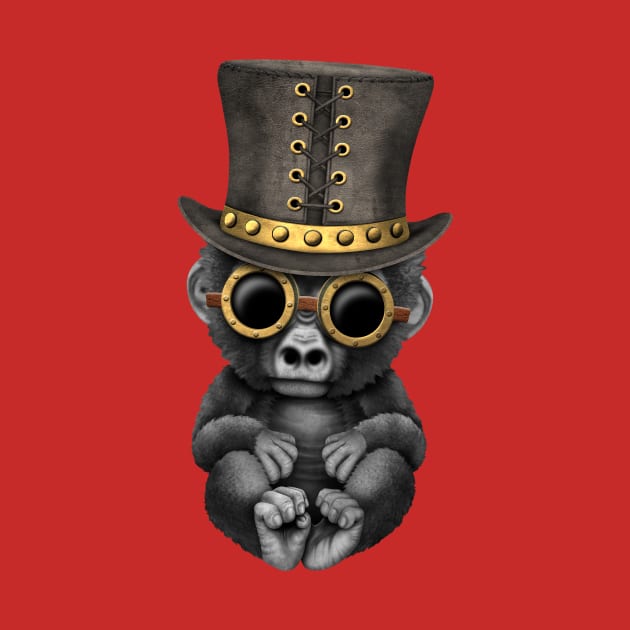 Steampunk Baby Gorilla by jeffbartels