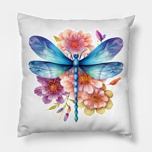 3D Dragponfly #4 Pillow