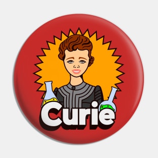 Curie Doll Pin