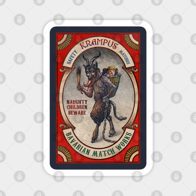 Krampus Magnet by ChetArt