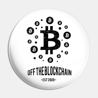 Off the Blockchain distressed ver. Pin