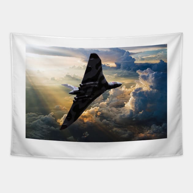 Avro Vulcan Tapestry by SteveWard