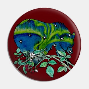 Bear and Berries Pin