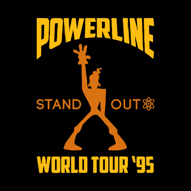 Powerline Stand Out World Tour 95 by talida_illustration