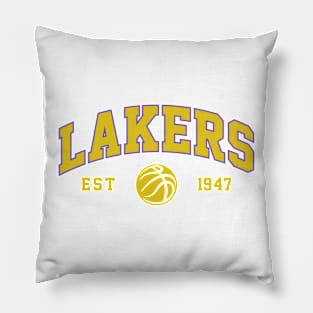 Lakers Basketball Pillow