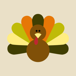 Thanksgiving Turkey with seasonal colors T-Shirt