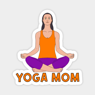 Yoga Mom Magnet