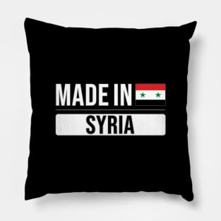 Made In Syria - Gift for Syrian With Roots From Syria Pillow