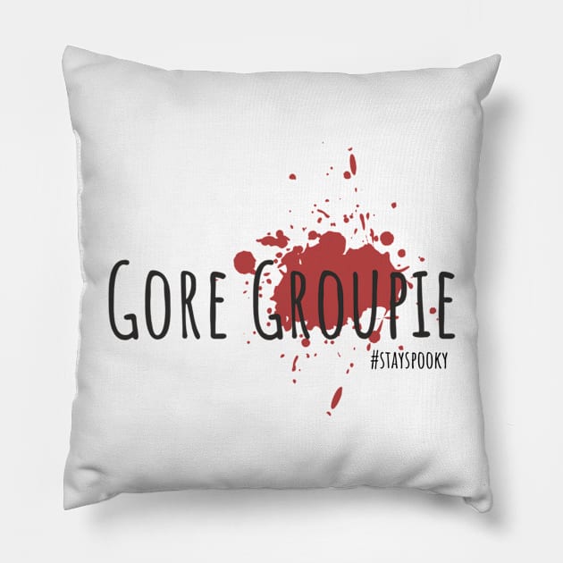 Gore Groupie - Bloodstain Pillow by Gals and Gore 