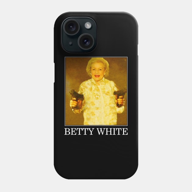 Betty White Phone Case by Vamp Pattern