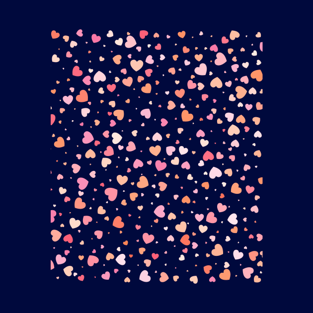 Million Hearts - All Over Print Hearts by MADesigns