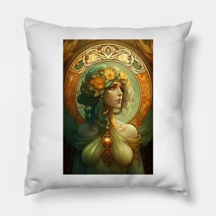 Gaia - The Goddess of Nature Pillow