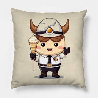 kawaii ice cream cone junk food T-Shirt cute  funny Pillow