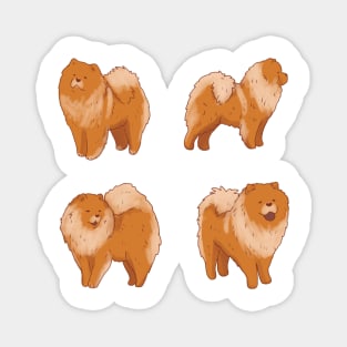 Chow chow art pack Magnet