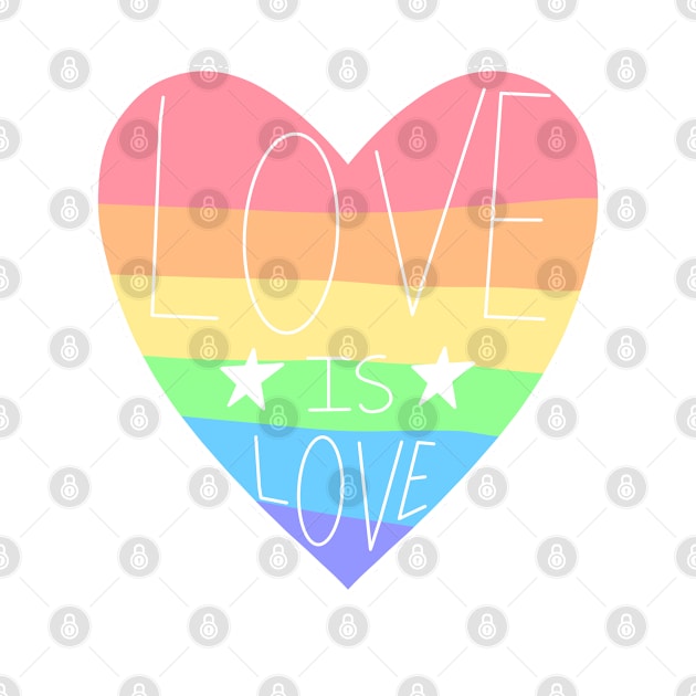 LOVE IS LOVE Heart by NYXFN