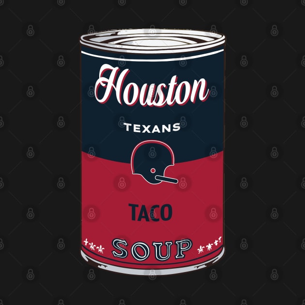 Houston Texans Soup Can by Rad Love