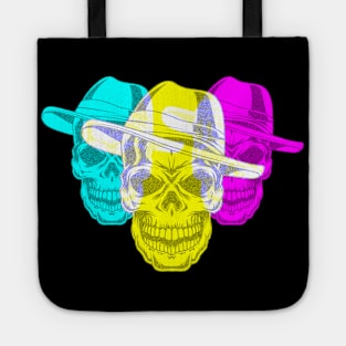 Tri-Portrait Skull - DS16 Tote