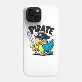 The Pirate cute Parrot Phone Case