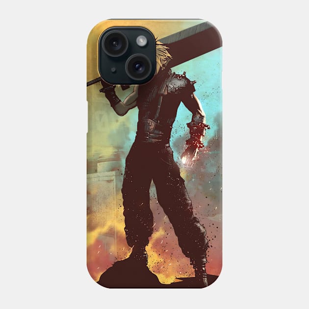 Powerful Fantasy Warrior Phone Case by SkyfrNight