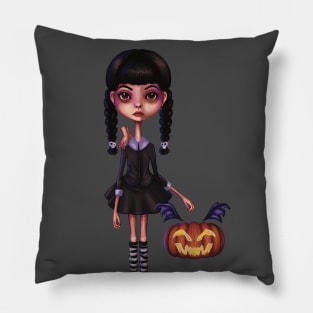 Wednesday Halloween Pillow