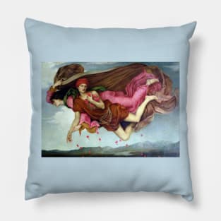 Night and Sleep - Evelyn de Morgan 1878 Pillow