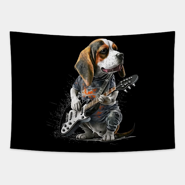 Beagle Rocker Tapestry by JayD World