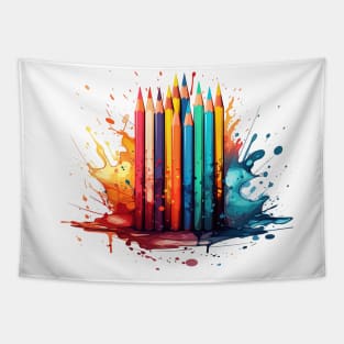 Pencil Watercolor Tapestry