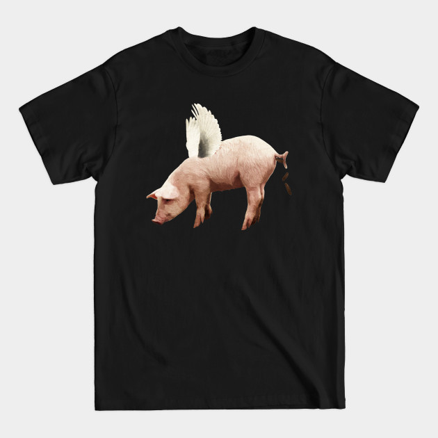 Disover when pigs fly... - Pig - T-Shirt