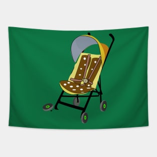 Broken Baby Stroller Tapestry