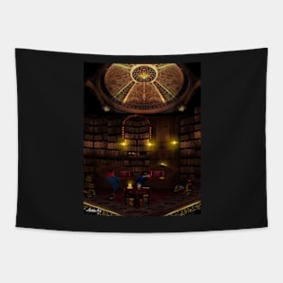 Doctor's library Tapestry