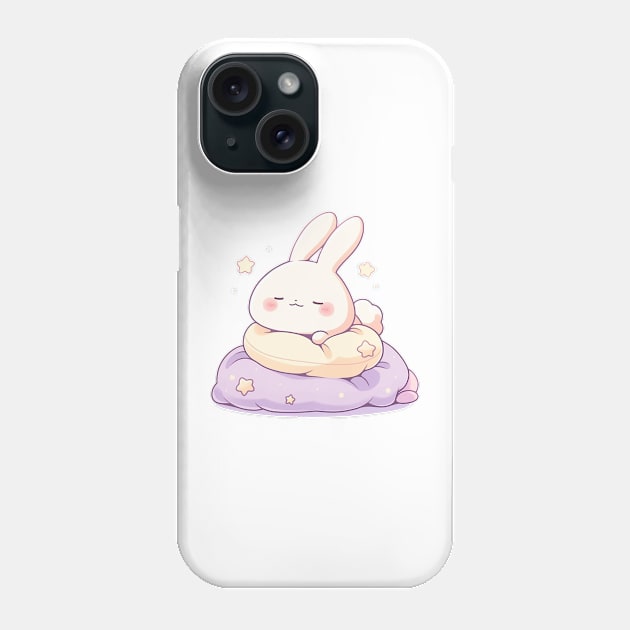 sleeping bunny Phone Case by weirdesigns