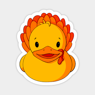 Turkey Rubber Duck Magnet